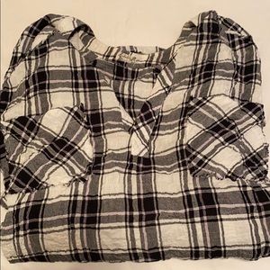 Free people checkered tunic dress